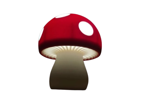 LUMINÁRIA NA FORMA DE COGUMELO